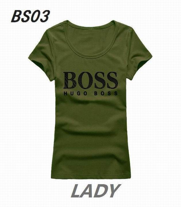 BOSS short round collar T woman S-XL-081
